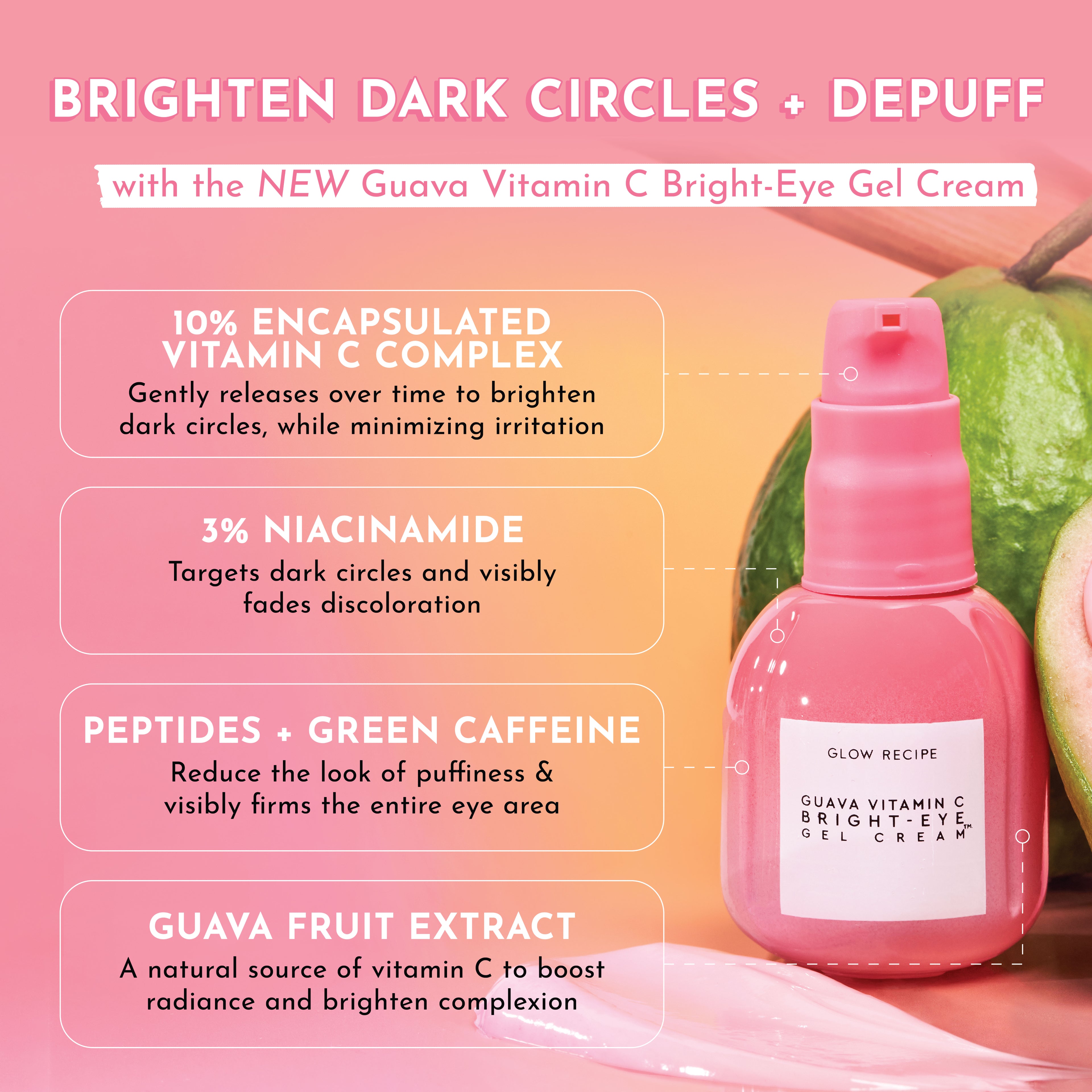 Guava Vitamin C Bright-Eye Gel Cream